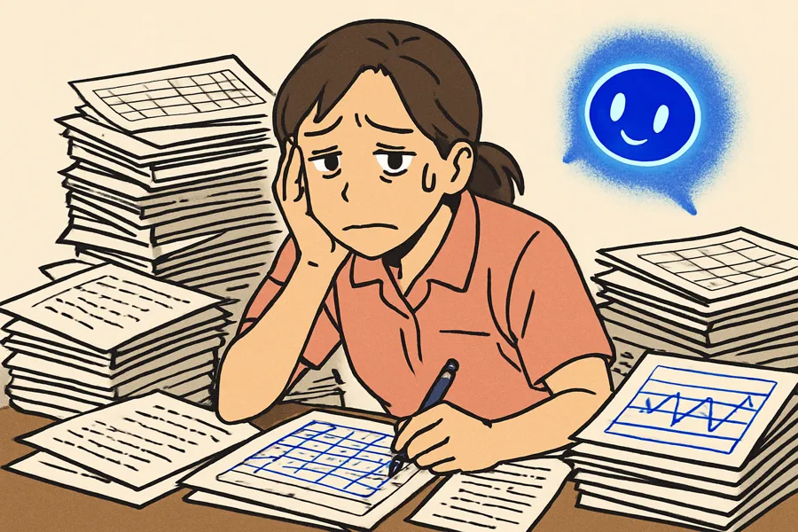 記録の負担
